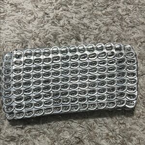 Elegant Silver Chainmail Clutch